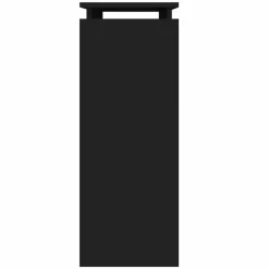 vidaXL - Bijzettafel - Zwart - Bewerkt hout
