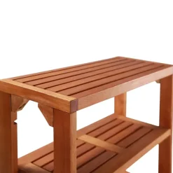 Bistro- & Balkonsets-vidaXL - Bistro Set - Bruin - Hout