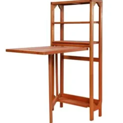 Bistro- & Balkonsets-vidaXL - Bistro Set - Bruin - Hout