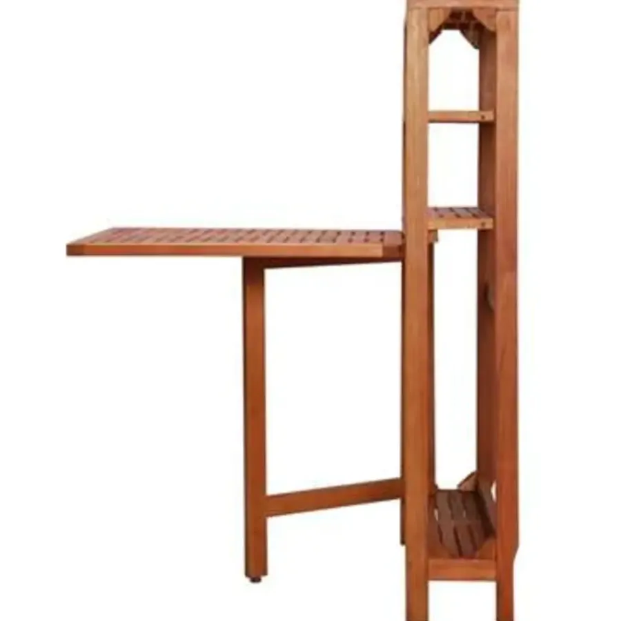 Bistro- & Balkonsets-vidaXL - Bistro Set - Bruin - Hout