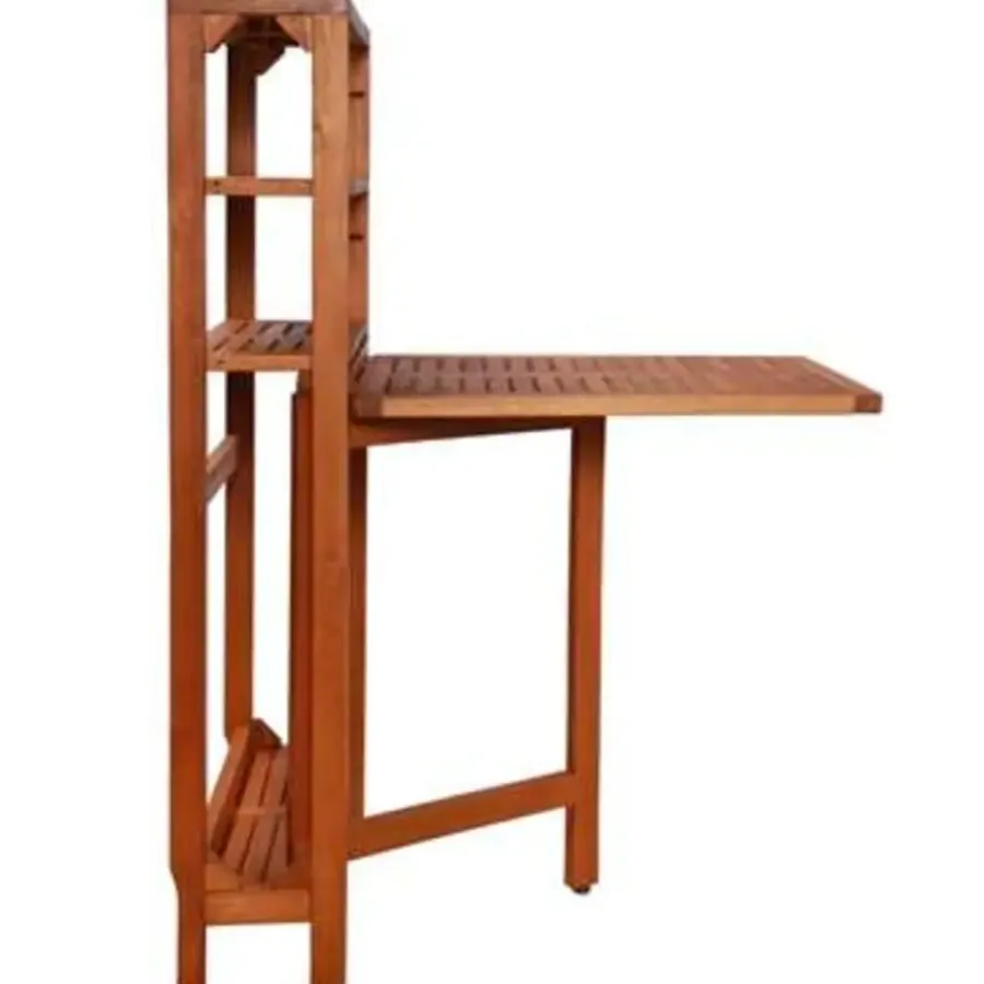 Bistro- & Balkonsets-vidaXL - Bistro Set - Bruin - Hout
