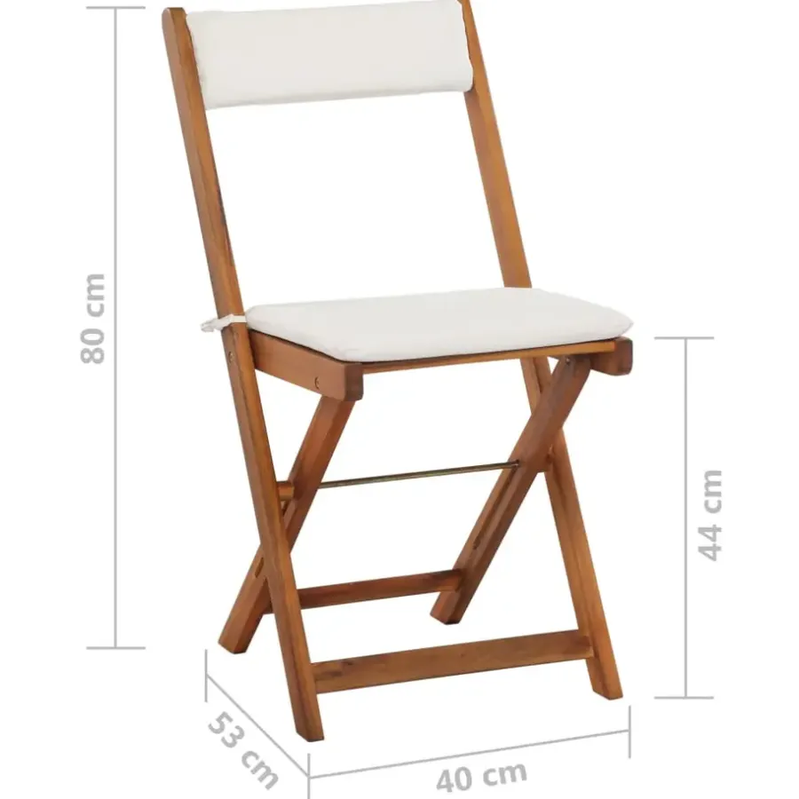 Bistro- & Balkonsets-vidaXL - Bistro Set - Bruin - Hout