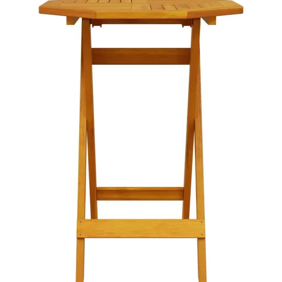 Bistro- & Balkonsets-vidaXL - Bistroset - Bruin - Acaciahout - 60 cm - 3 stuks