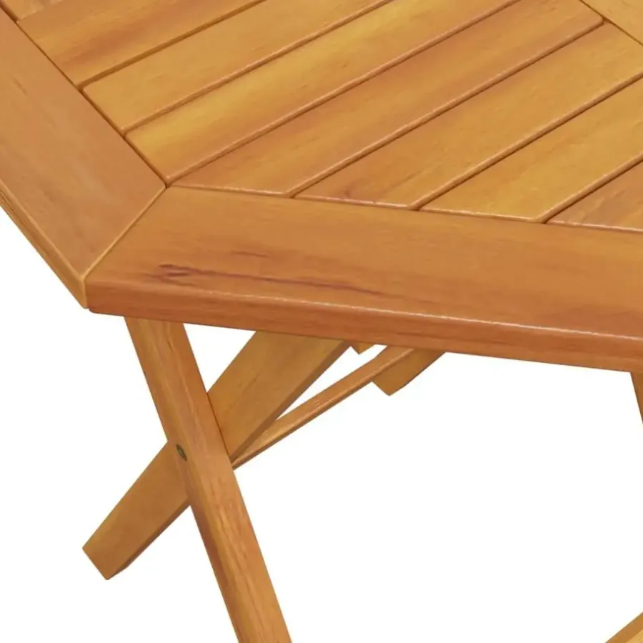 Bistro- & Balkonsets-vidaXL - Bistroset - Bruin - Acaciahout - 60 cm - 3 stuks