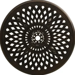 Bistro- & Balkonsets-vidaXL - Bistroset - Bruin - Aluminium