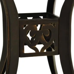Bistro- & Balkonsets-vidaXL - Bistroset - Bruin - Aluminium
