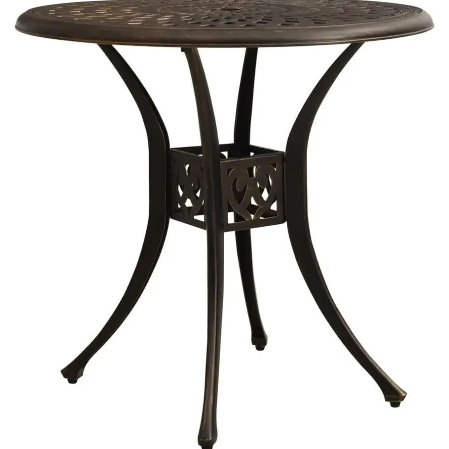 Bistro- & Balkonsets-vidaXL - Bistroset - Bruin - Aluminium