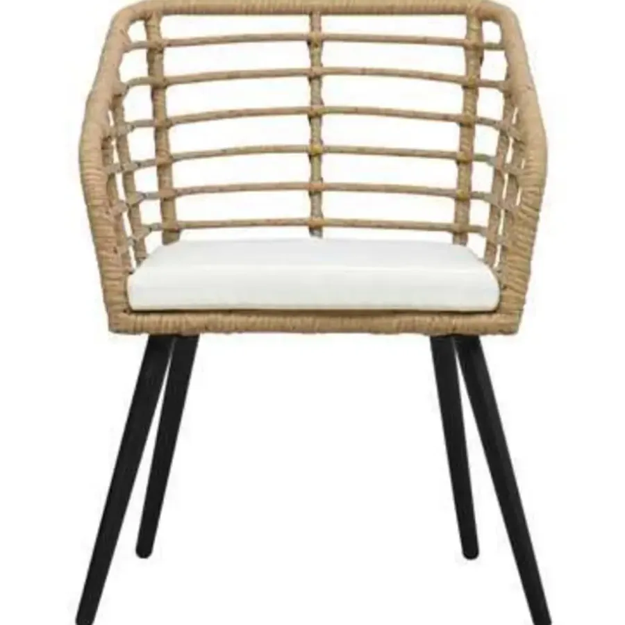 Bistro- & Balkonsets-vidaXL - Bistroset - Bruin - Poly rattan