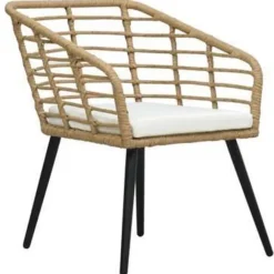 Bistro- & Balkonsets-vidaXL - Bistroset - Bruin - Poly rattan