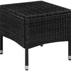 Bistro- & Balkonsets-vidaXL - Bistroset - Zwart - Poly rattan
