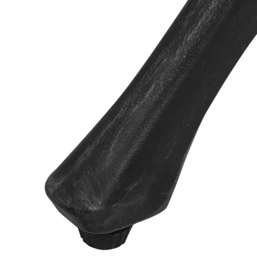 vidaXL - Bistroset - Zwart - Aluminium
