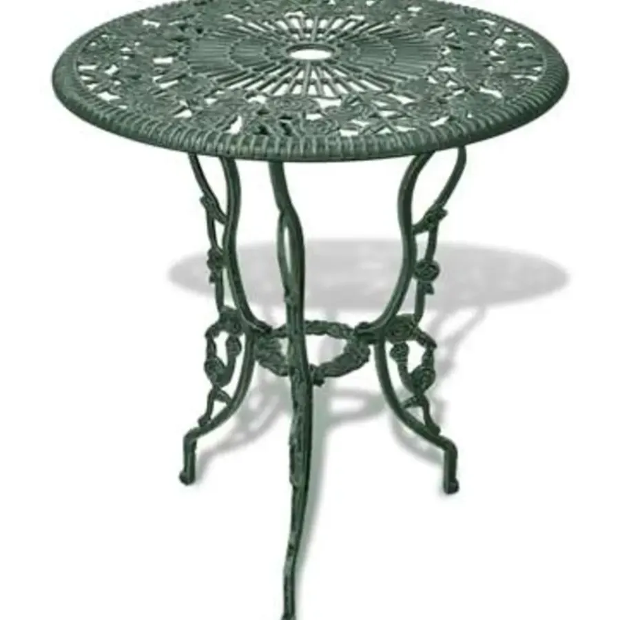 Bistro- & Balkonsets-vidaXL - Bistroset Bistrosets - Groen - Aluminium