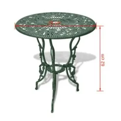 Bistro- & Balkonsets-vidaXL - Bistroset Bistrosets - Groen - Aluminium