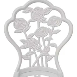 vidaXL - Bistroset Bistrosets - Wit - Aluminium