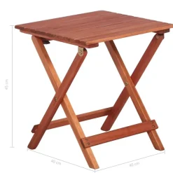 Bistro- & Balkonsets-vidaXL - Bistroset voor kinderen - Bruin - Hout - 3 stuks