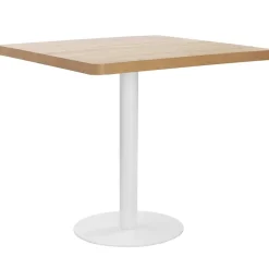 vidaXL - Bistrotafel - Bruin - MDF - 80 x 80 x 75 cm