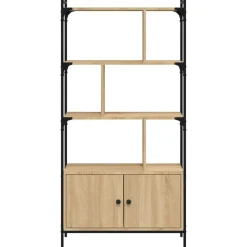 Boekenkasten|Boekenkasten-vidaXL - Boekenkast - Bruin - Bewerkt hout