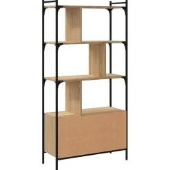 Boekenkasten|Boekenkasten-vidaXL - Boekenkast - Bruin - Bewerkt hout