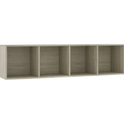 vidaXL - Boekenkast - Bruin - Bewerkt hout