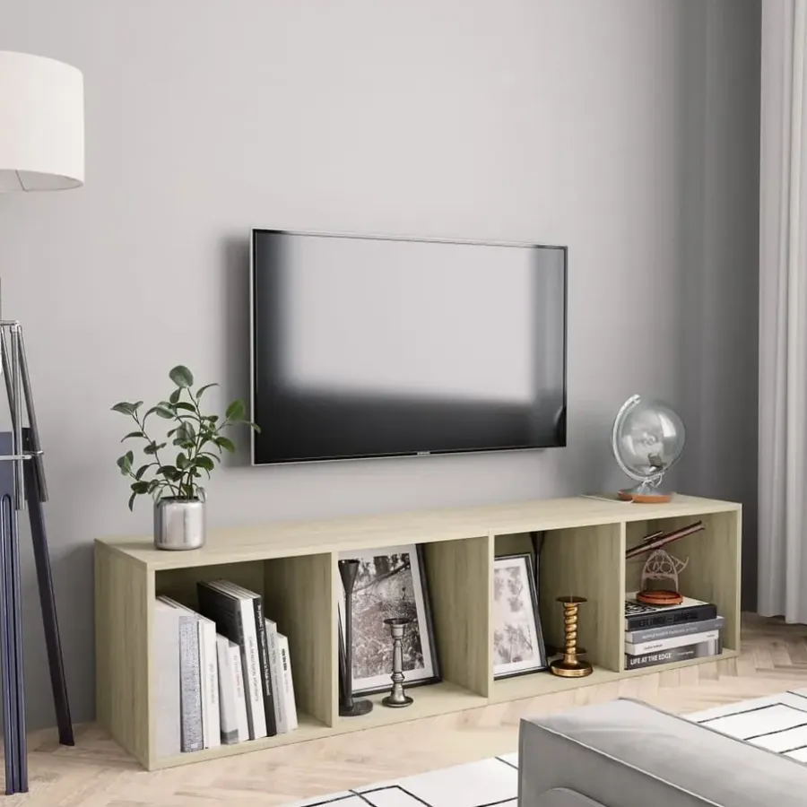 vidaXL - Boekenkast - Bruin - Bewerkt hout