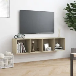 vidaXL - Boekenkast - Bruin - Bewerkt hout