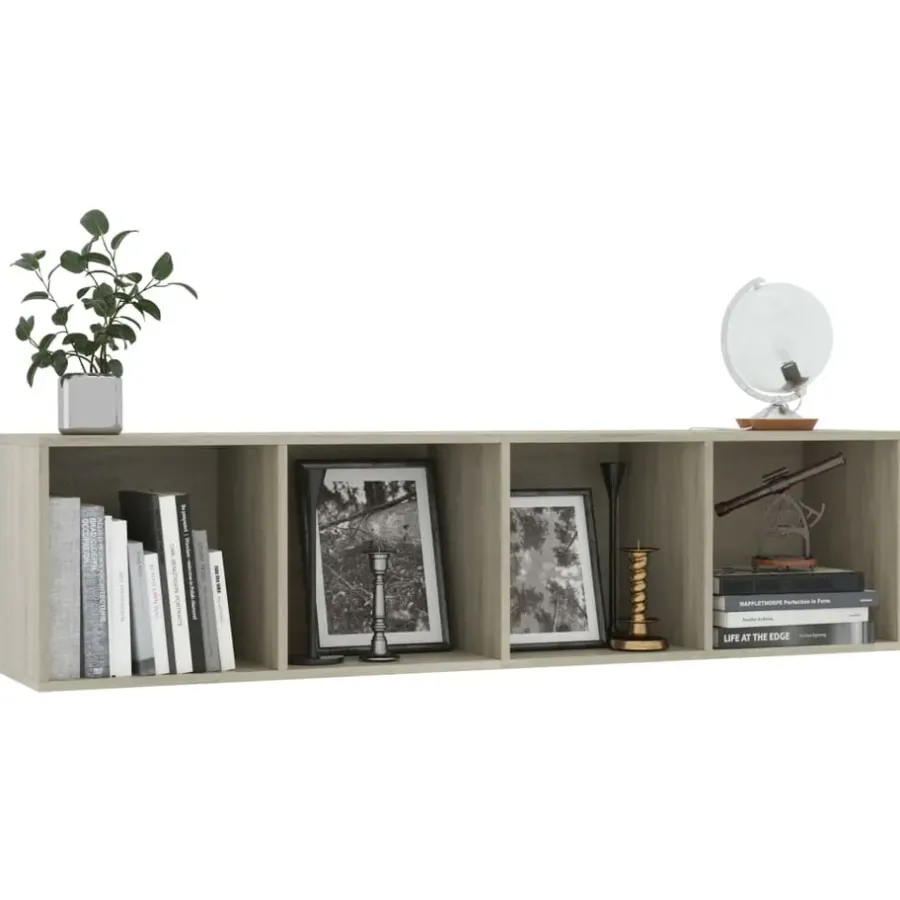 vidaXL - Boekenkast - Bruin - Bewerkt hout
