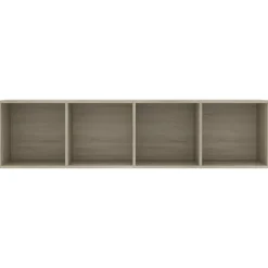 vidaXL - Boekenkast - Bruin - Bewerkt hout