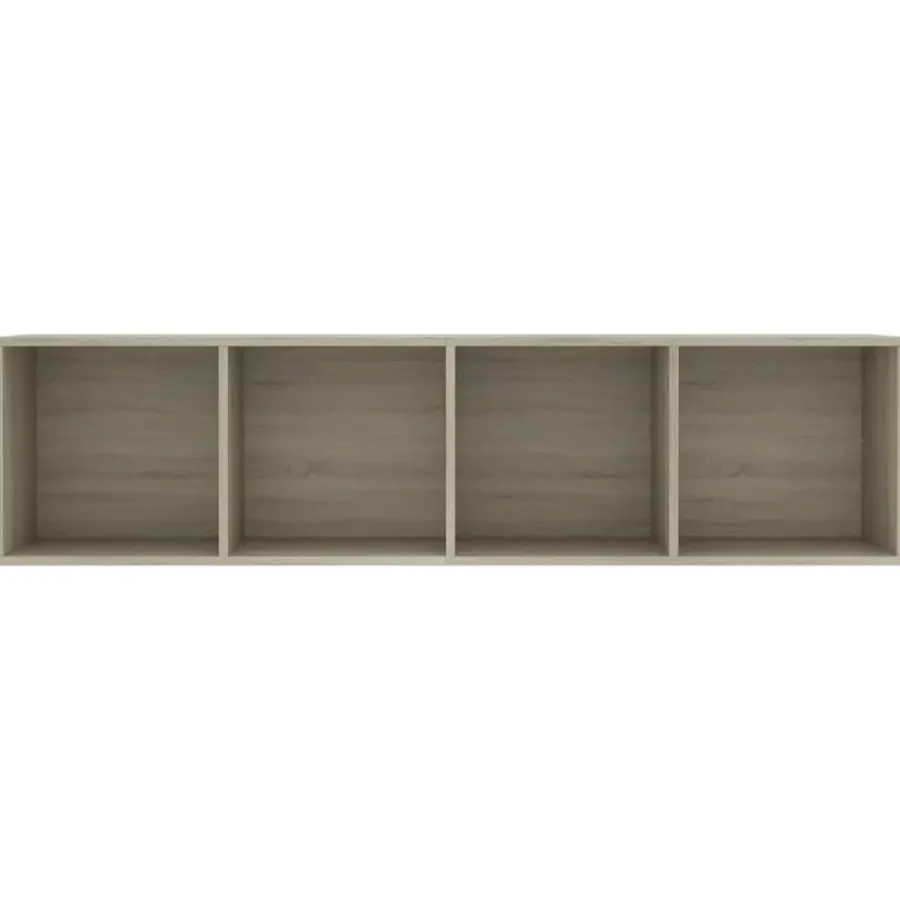 vidaXL - Boekenkast - Bruin - Bewerkt hout