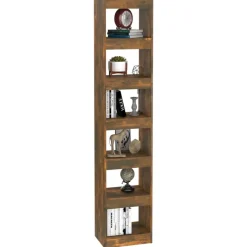 Boekenkasten|Boekenkasten-vidaXL - Boekenkast - Bruin - Bewerkt hout
