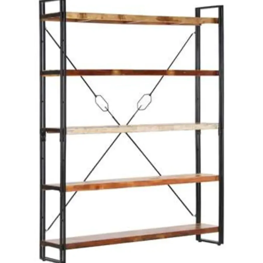 Boekenkasten|Boekenkasten-vidaXL - Boekenkast - Bruin - Gerecycled hout
