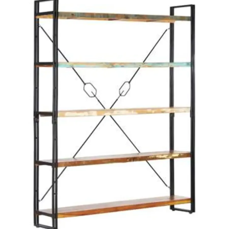 Boekenkasten|Boekenkasten-vidaXL - Boekenkast - Bruin - Gerecycled hout