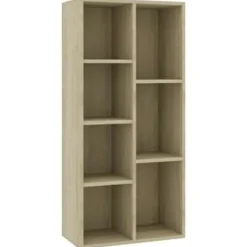 Boekenkasten|Boekenkasten-vidaXL - Boekenkast - Bruin - Bewerkt hout