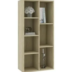 Boekenkasten|Boekenkasten-vidaXL - Boekenkast - Bruin - Bewerkt hout