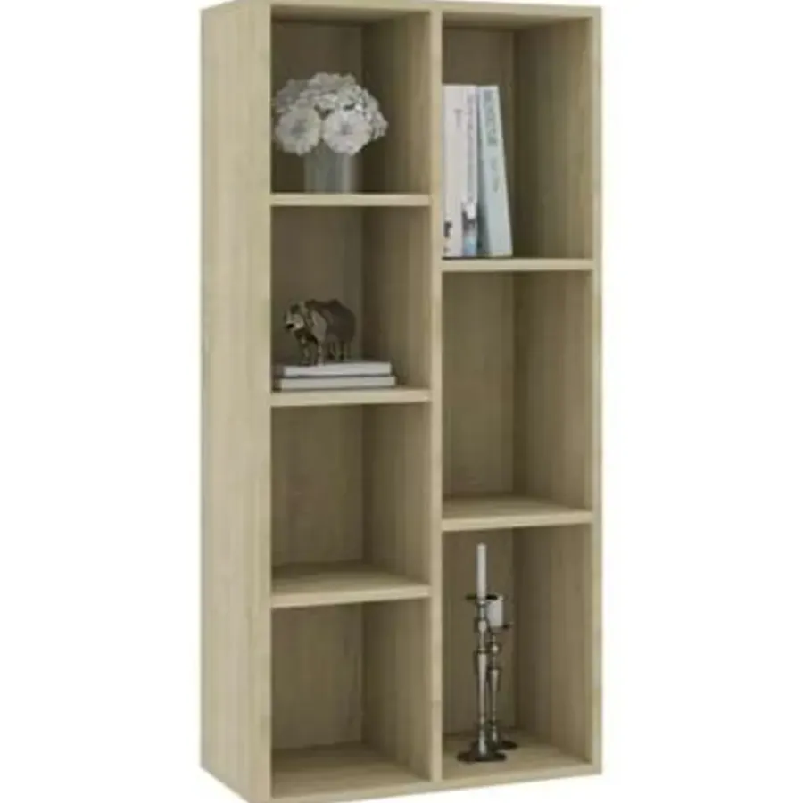 Boekenkasten|Boekenkasten-vidaXL - Boekenkast - Bruin - Bewerkt hout