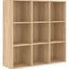 Boekenkasten|Boekenkasten-vidaXL - Boekenkast - Bruin - Bewerkt hout