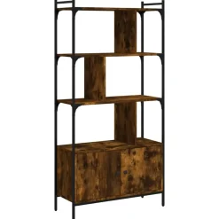 Boekenkasten|Boekenkasten-vidaXL - Boekenkast - Bruin - Bewerkt hout
