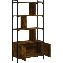 Boekenkasten|Boekenkasten-vidaXL - Boekenkast - Bruin - Bewerkt hout