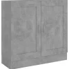 Boekenkasten|Boekenkasten-vidaXL - Boekenkast - Grijs - Bewerkt hout