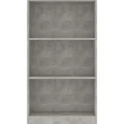Boekenkasten|Boekenkasten-vidaXL - Boekenkast - Grijs - Bewerkt hout - 60 x 24 x 109 cm