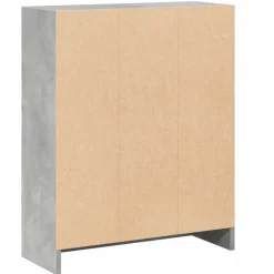 Boekenkasten|Boekenkasten-vidaXL - Boekenkast - Grijs - Bewerkt hout