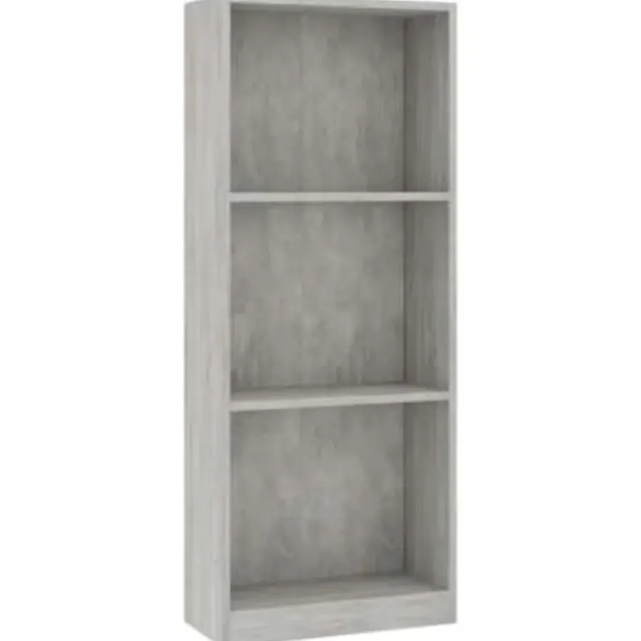 Boekenkasten|Boekenkasten-vidaXL - Boekenkast - Grijs - Bewerkt hout - 40 x 24 x 109 cm