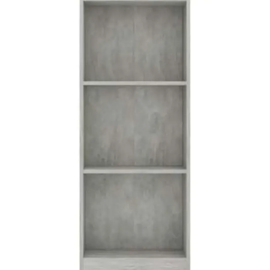 Boekenkasten|Boekenkasten-vidaXL - Boekenkast - Grijs - Bewerkt hout - 40 x 24 x 109 cm