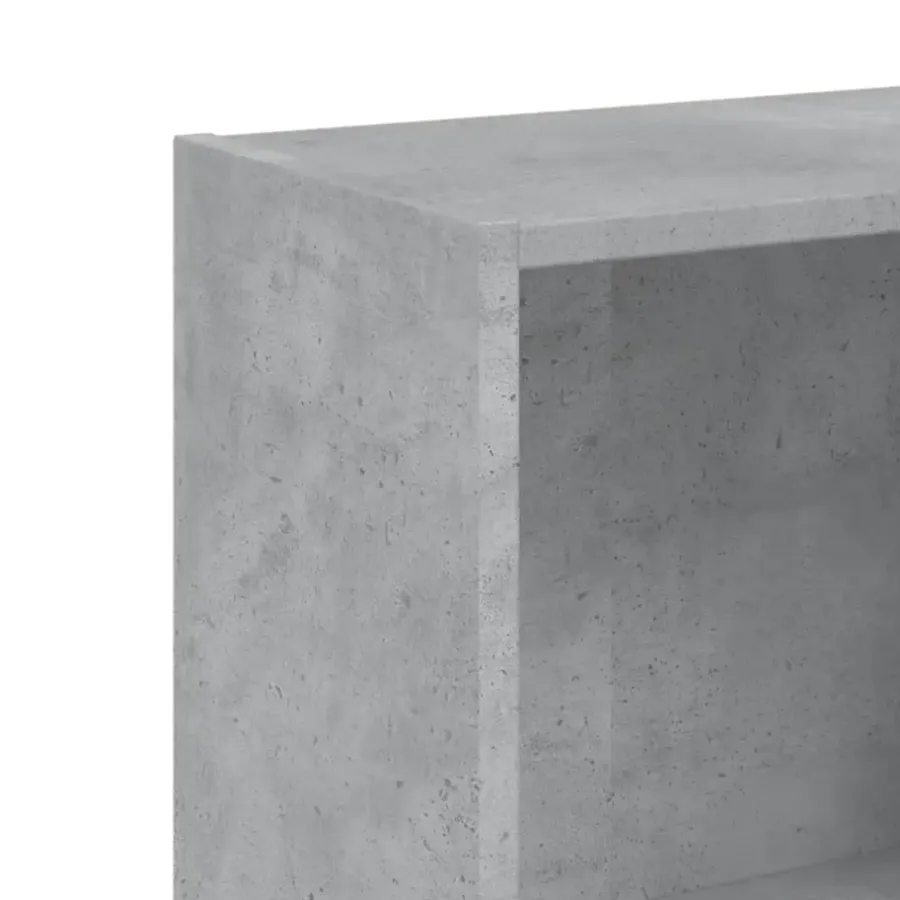 Boekenkasten|Boekenkasten-vidaXL - Boekenkast - Grijs - Bewerkt hout - 40 x 24 x 109 cm