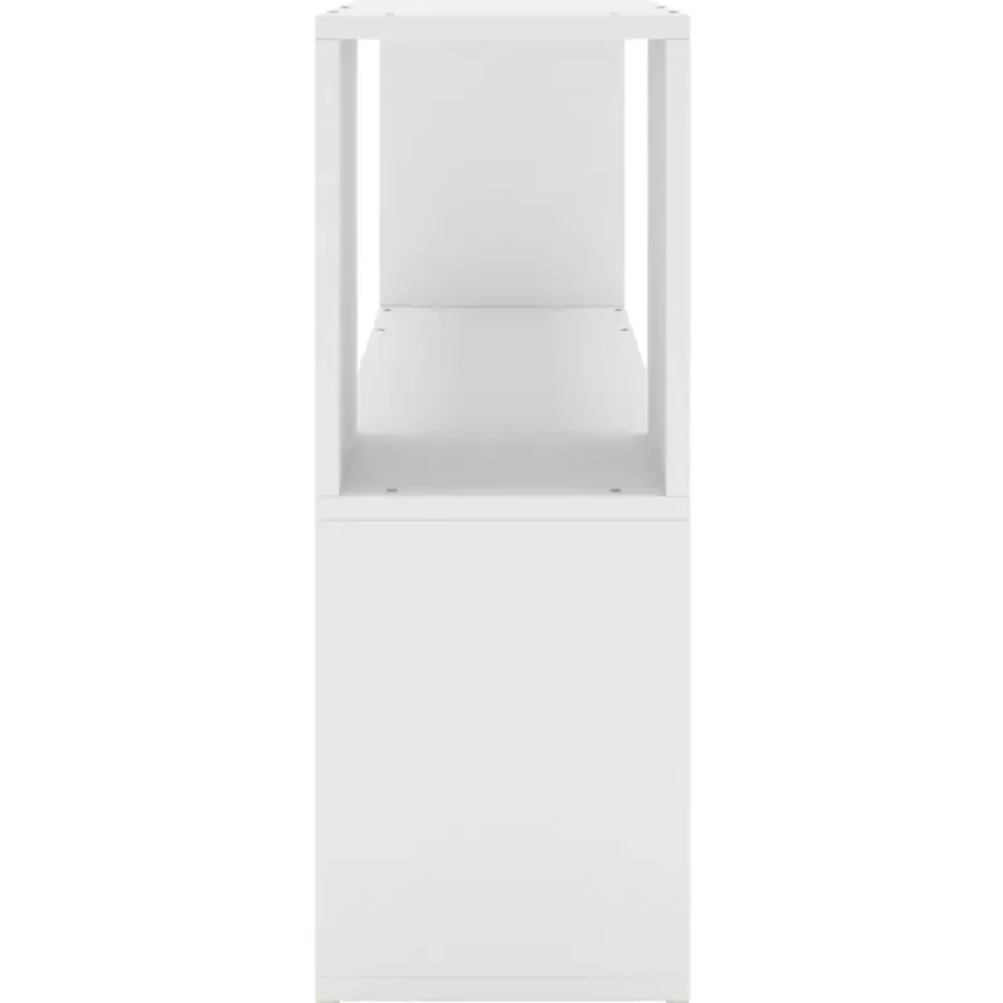 vidaXL - Boekenkast - Wit - Bewerkt hout - 100 x 24 x 63 cm
