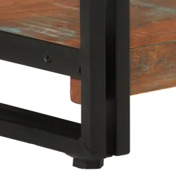 Boekenkasten|Boekenkasten-vidaXL - Boekenkast 3-laags - Multikleur - Gerecycled hout - 77 x 30 x 80 cm