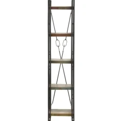 vidaXL - Boekenkast met 5 schappen - Multikleur - Hout - 40 x 30 x 180 cm