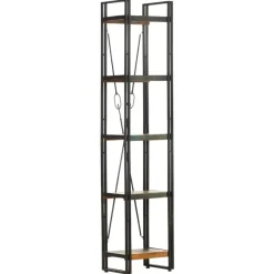 vidaXL - Boekenkast met 5 schappen - Multikleur - Hout - 40 x 30 x 180 cm