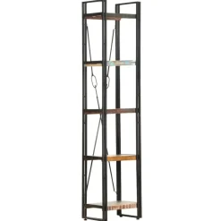 vidaXL - Boekenkast met 5 schappen - Multikleur - Hout - 40 x 30 x 180 cm