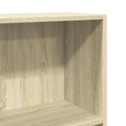Boekenkasten|Boekenkasten-vidaXL - Boekenkast met 4 vakken - Sonoma eiken - Bewerkt hout - 40x24x143 cm