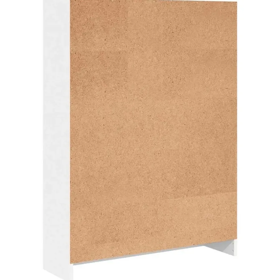 vidaXL - Boekenkast met 3 vakken - Wit - Bewerkt hout - 80x24x109 cm